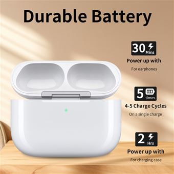 Botier de Charge sans Fil pour AirPods pro 3, botier de Charge de  Rechange avec couplage Bluetooth (Casque Non Inclus) - Accessoire Audio -  Achat & prix | fnac