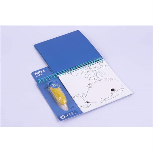 Cahier de coloriage magique à l'eau Oxybul, tapis coloriage magique eau bebe - r