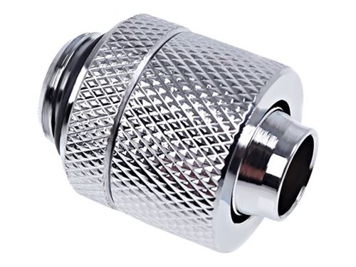 Alphacool Eiszapfen Connector Series Straight Socket 13/10mm - Raccord de compression du système de refroidissement par liquide - nickel argenté
