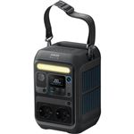 Anker SOLIX C300X AC Station électrique portable, avec bandoulière, Batterie nomade 288 Wh, Générateur solaire 2*CA 300 W(600W Max.)