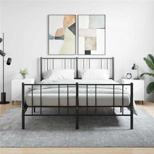Vidaxl Blanc Tables De Chevet 2 Pcs 40X40x50 Cm Bois D'ingénierie827597 - Image 2