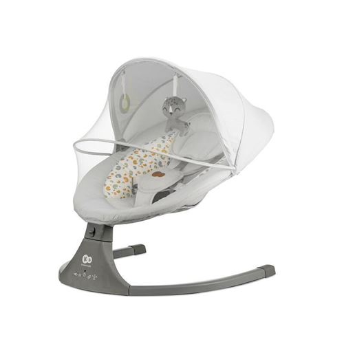 KINDERKRAFT - Transat balancelle électrique Lumi 2 light grey - Gris