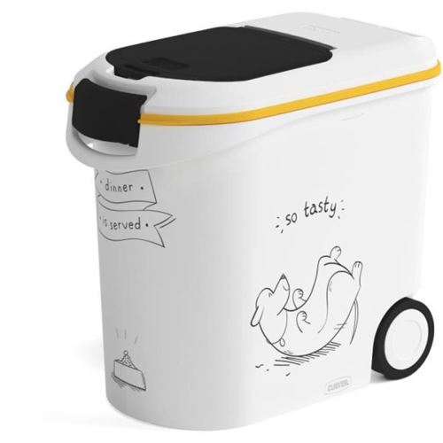 Meilleurs prix pour Curver Récipient alimentaire a roulettes Dinner is Served chiens 15 L