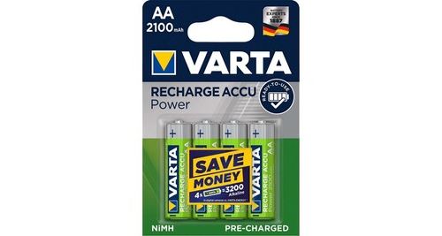 Batterie rechargeable nimh aa 1. 2 v 2100 mah 4-blister