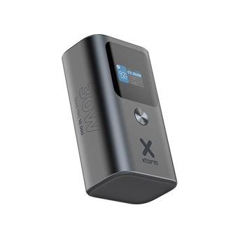 Powerbank 10 000 mAh USB-A/2 USB-C Modèle Nova Mini PD 30W avec Écran LCD Xtorm Gris