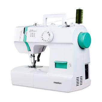 Machine à coudre – MEDION MD11179 – 71W – 12 points – 700 tr/min – LED – Turquoise - 1