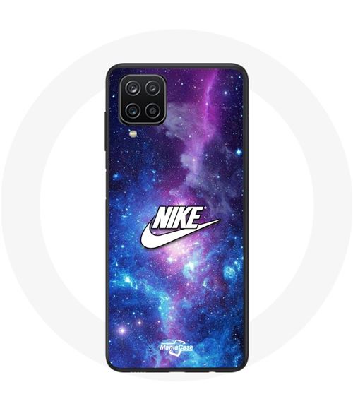 Coque pour Samsung Galaxy A22 4G Nike Logo Blanc Espace Coloré Maniacase