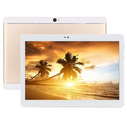 Non Communiqué Jaune Tablette 10 Pouces 3G Dual Sim Android Quad Core 1.3 Ghz 1Gb Ram Bluetooth 16 Go + Sd 16Go Yonis