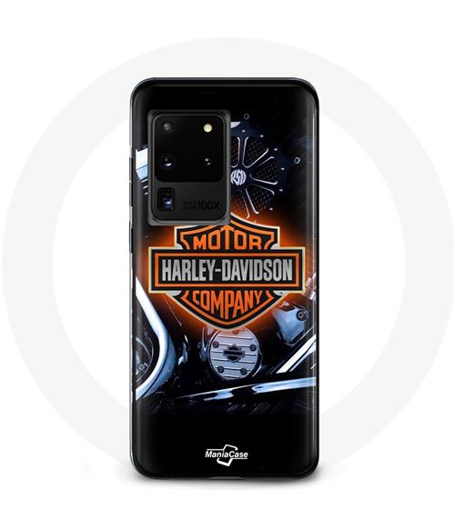Coque pour Samsung Galaxy S20 Ultra Harley Davidson Compagnie automobile logo Maniacase
