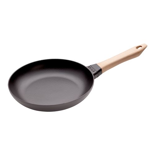 STAUB Poêle en Fonte, Ø 24 cm, Noir Mat