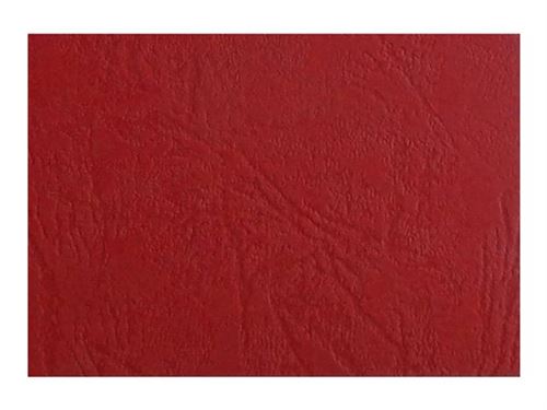 GBC Ibico - A4 (210 x 297 mm) - rouge, texturé - 300 g/m² - 100 unités couverture à reliure