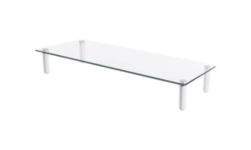 Digitus - Pied - pour moniteur - plastique, aluminium, verre trempé - Taille d'écran : 13-32 - support pour ordinateur de bureau