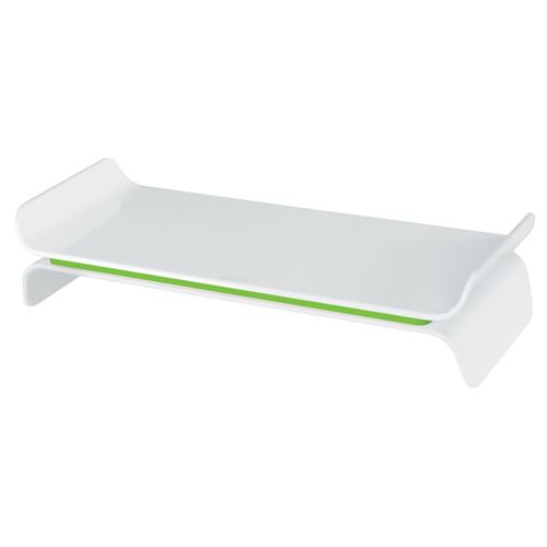 Support d'&eacute;cran d'ordinateur r&eacute;glable Ergo WOW Vert et blanc