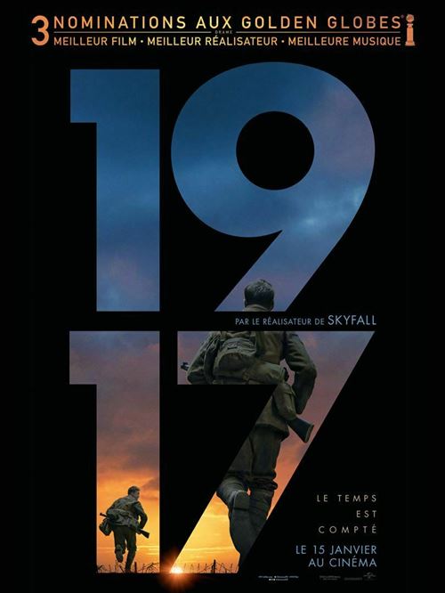 1917 / Sam Mendes - 2020 - George MacKay, Dean-Charles Chapman - 40x60cm - Affiche de cinéma originale pliée