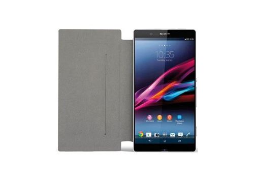 Swiss Charger - Flip cover voor mobiele telefoon - kunstleer - zwart - voor Sony XPERIA Z2