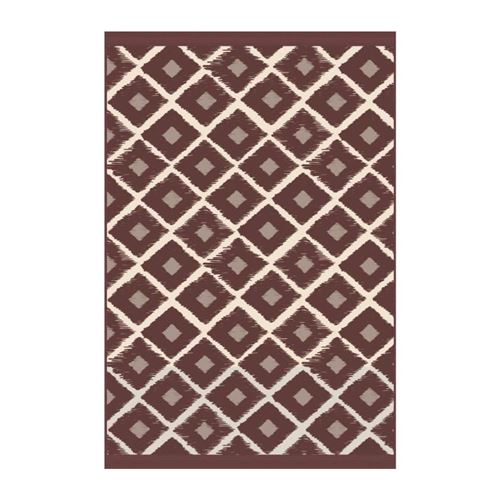WARRI Tapis 100% vinyle - 98 x 150 cm - Epaisseur 1,5 mm - Rouge bordeaux