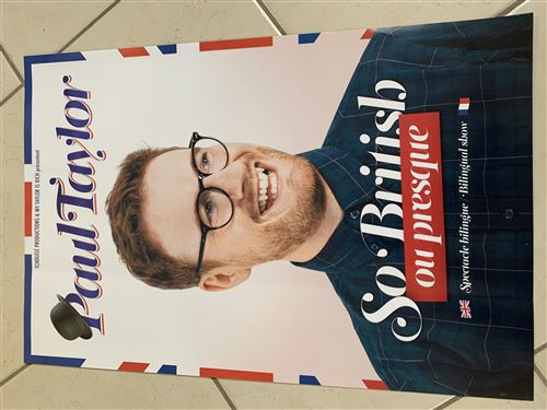 Paul TAYLOR - So British Ou Presque - 40x60cm - Affiche État correct - N/A reconditionné disponible sur Fnac