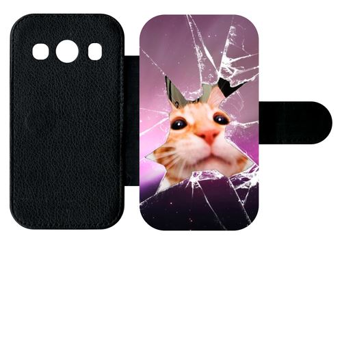 Etui À Rabat Samsung Galaxy Ace 4 G357 Hamster Vitre Brise