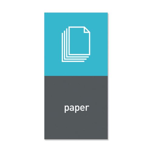 simplehuman Étiquette De Poubelle Magnétique « Paper »