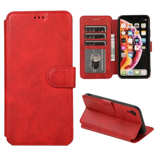 Etui en PU + TPU style rouge pour votre Apple iPhone XR