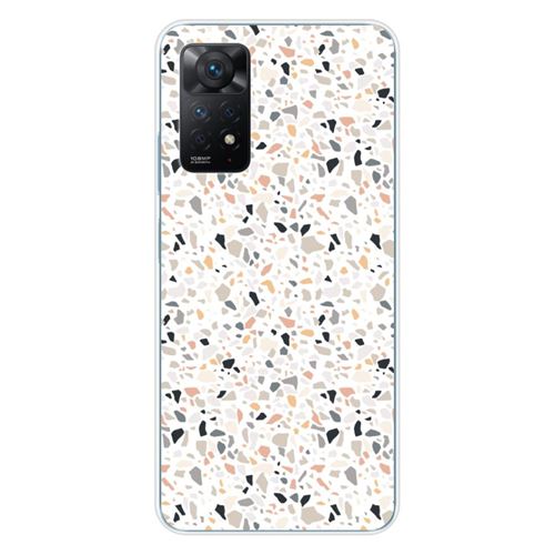 Coque en silicone imprimée compatible Xiaomi Redmi Note 11 Pro Redmi Note 12 Pro 4G Terrazzo color