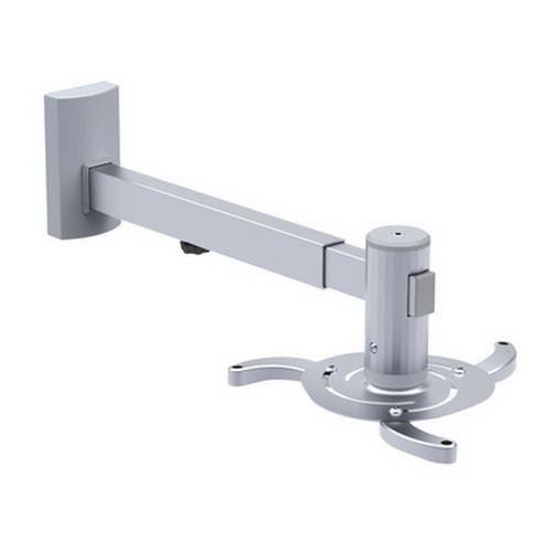 TooQ PJ4015WTN-S - Support inclinable et Rotatif Mural pour projecteur, Argent