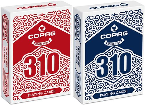 Copag cartes à jouer 310 The Coremagiciens rouge/bleu 110-pièces
