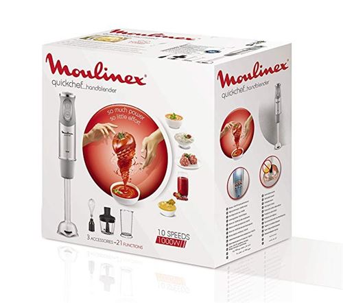 Moulinex Gris Batteur Quickchef Dd655d10 0,8 L - Neuf - Image 3