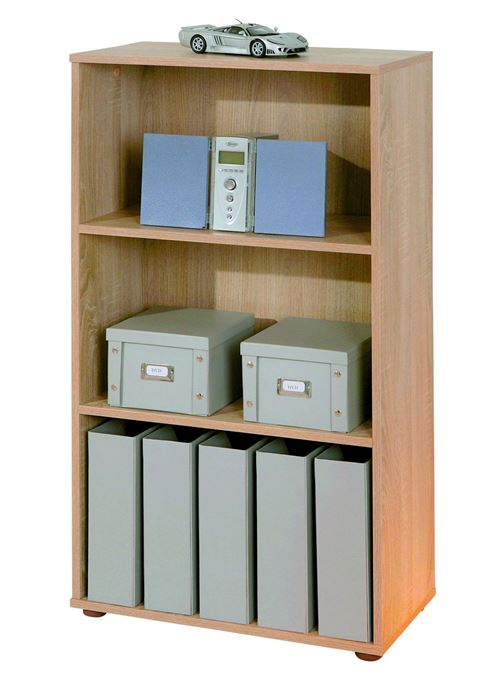 Etagère de rangement - Chêne de sonoma - 3 niveaux