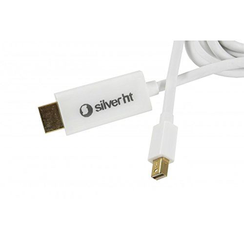 Silver HT – Câble Adaptateur Mini DisplayPort 1.2 A vers HDMI 1.4 a 1,8 m