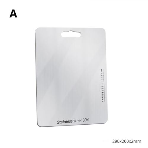 Planche à découper en acier inoxydable pour la cuisine, SUS-304 Fort Durable Easy Clean_Kiliaadk1366