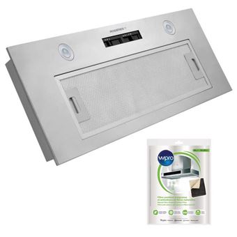 Groupe Filtrant Rosieres Rhg580 1in 26 Inox Hotte Casquette Achat Prix Fnac