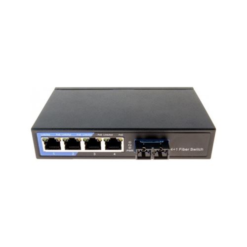 Dexlan switch 4 ports 10/100 + fibre 100FX multimode sc 2KM