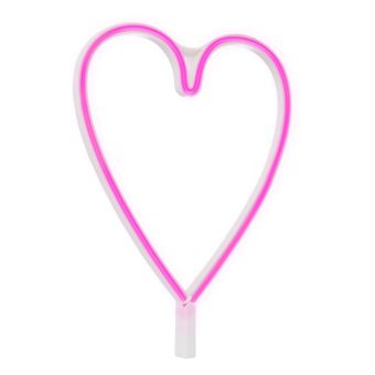 Néon LED Heart Rose - 1