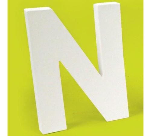 Lettre en carton N