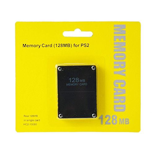 Carte mémoire 128 Mo pour Sony PlayStation 2 PS2 128 m Noir
