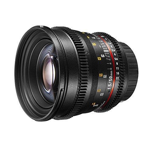 Objectif Walimex Pro 50/1,5 VDSLR Pentax K schwarz