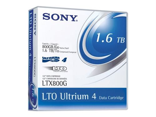 Sony LTX-800G - LTO Ultrium x 1 - 800 Go - support de stockage