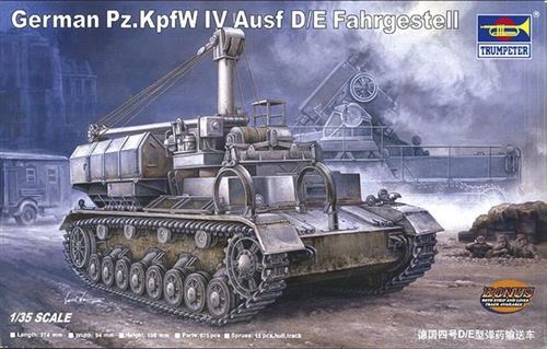 Maquette Trumpeter Pz allemand. Kpfw IV-Ausf.D/E Fahrgestell- 1/35 -