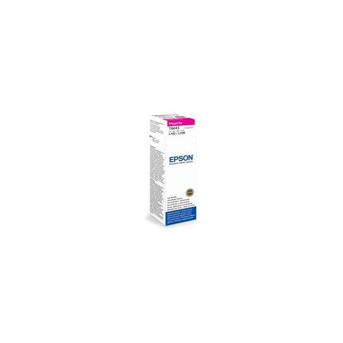 Epson T6643 - 70 ml - magenta - original - recharge d'encre - pour Epson L386; EcoTank ET-2600, 2650, L121, L1455; EcoTank ITS L3050, L3060, L3070