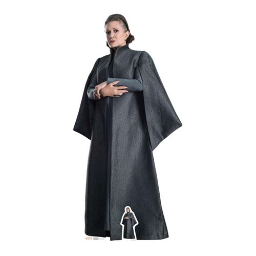 Figurine en carton taille réelle Leia Organa Episode VIII Star Wars H 157 CM