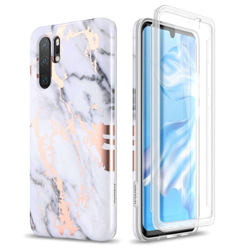Coque Compatible avec HuaWeiP30 pro -Marbre Blanc
