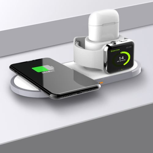 Chargeur sans fil Station de recharge pour iPhone pour Apple montre pour Apple AirPod 2