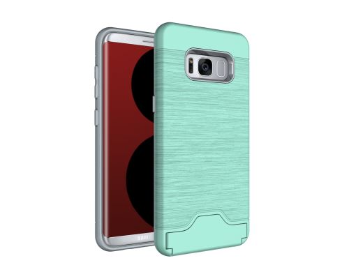 Housse étui Coque antichoc avec fente pour carte pour Apple iPhone XS MAX - Vert -182