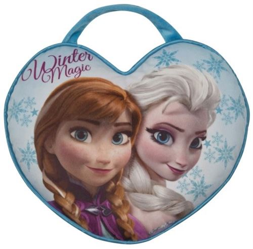 Disney COUSSIN FROZEN ELSA ET ANNA PORTABLE 36 x 30 cm