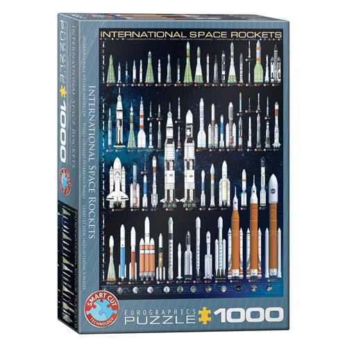 Puzzle Eurographics - Fusées spatiales internationales, 1000 pièces
