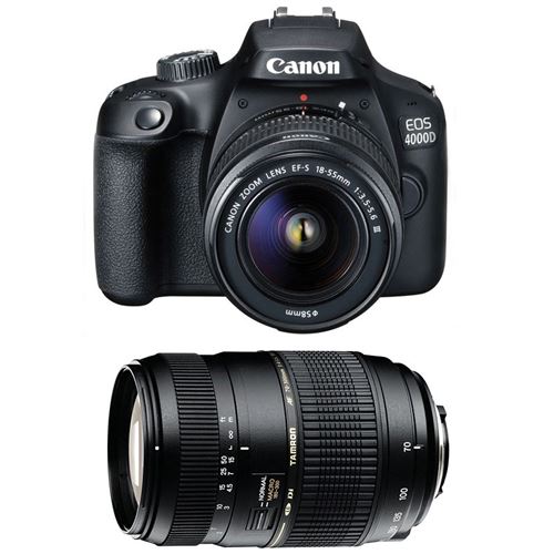Canon Eos 4000D + 18-55 Iii + Tamron 70-300 Di