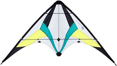 Dragon Fly Stunt Kite Alize 115 blanc / noir 115 x 50 cm