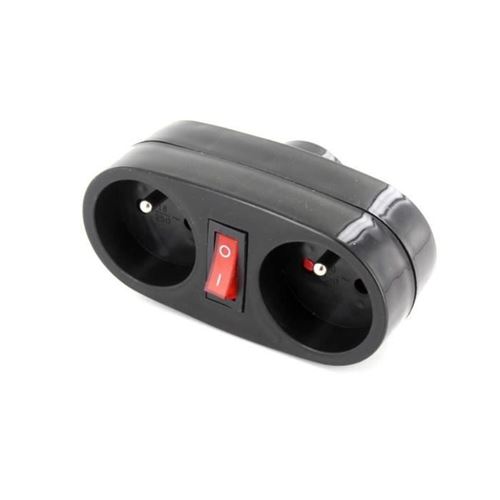 Chacon Neutre Prise Biplite 16A Avec Interrupteur Anthracite
