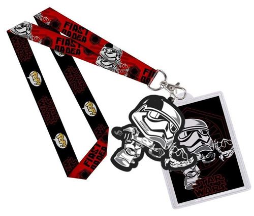 Star Wars Episode VIII POP! Lanyard with Rubber Keychain First Order Funko